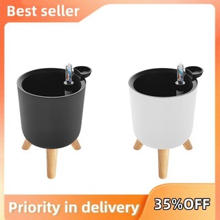 Chậu trồng cây ngoài trời trong nhà Chậu hoa cây xanh có chân gỗ Giá đỡ sàn chậu cây đứng để trang trí ban công