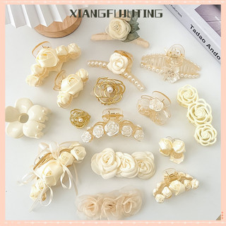 Kẹp tóc hoa hồng thời trang hàn quốc xiangfujuting