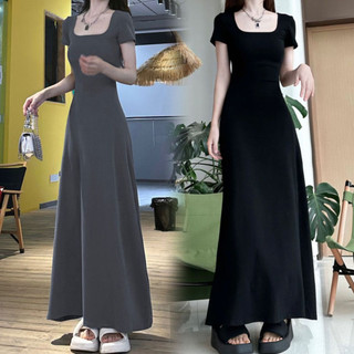 Merad Summer Slimer Look Váy ngắn tay Slim-Fit kiểu Pháp eo hẹp
