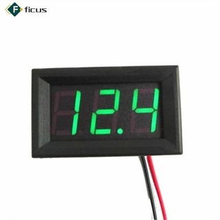 Sẵn sàng! Đầu Vôn kế kỹ thuật số Abs Đầu kế hai dây ba chữ số Dc 5v-120v