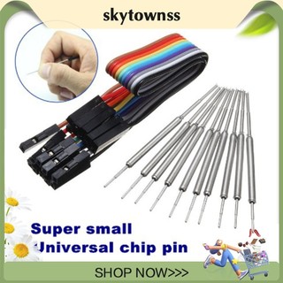 10 chiếc Kẹp kiểm tra IC 0.13mm Móc kẹp Chip đa năng Micro IC cho máy phân tích Logic