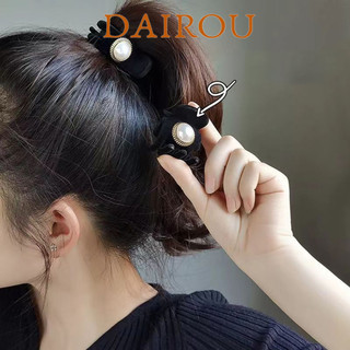 Kẹp tóc hình DAIOUShark, đen, phong cách cổ điển