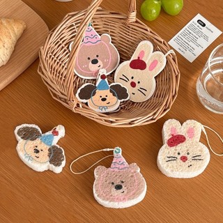 Gỗ Tự Nhiên Bọt Biển Bột Vải Cotton Rửa Bát Vải Vệ Sinh Nhà Bếp Dụng Cụ Vệ Sinh