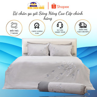 Bộ chăn ga gối Sông Hồng Cao Cấp chính hãng
