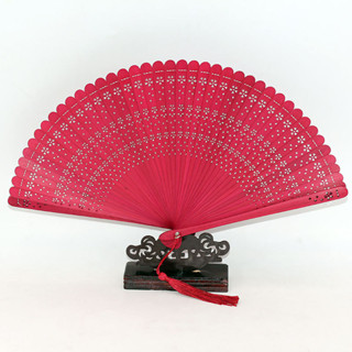 Quạt Gấp Cổ Điển Trung Hoa Rỗng Handmade Full Tre Quạt Nữ Nhật Bản Sản Phẩm Tre Thủ Công Gấp Quạt Khắc Quạt Tre Bán Buôn