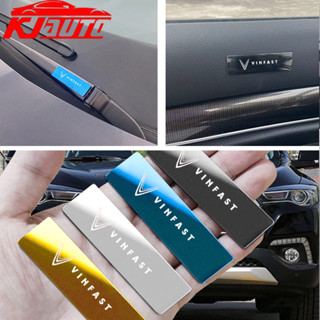 Vinfast Thân Xe Fender Bên Kim Loại Biểu Tượng Miếng Dán Tự Động Cửa Sổ Trang Trí Dán Khăn Lau Xe Miếng Dán Cho Vinfast Lux A Fadil Tổng Thống SA VF E34 Phụ Kiện
