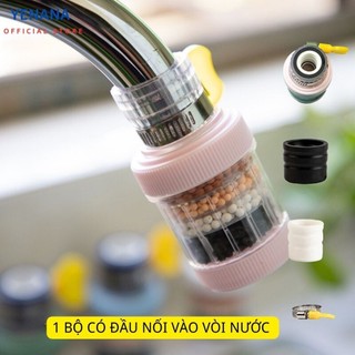 Đầu Lọc Nước Trực Tiếp Tại Vòi 6 Lớp Xoay - Đầu Vòi Lọc Nước 4 Tầng