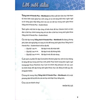 Sách Tiếng Anh 9 Friends Plus - Workbook