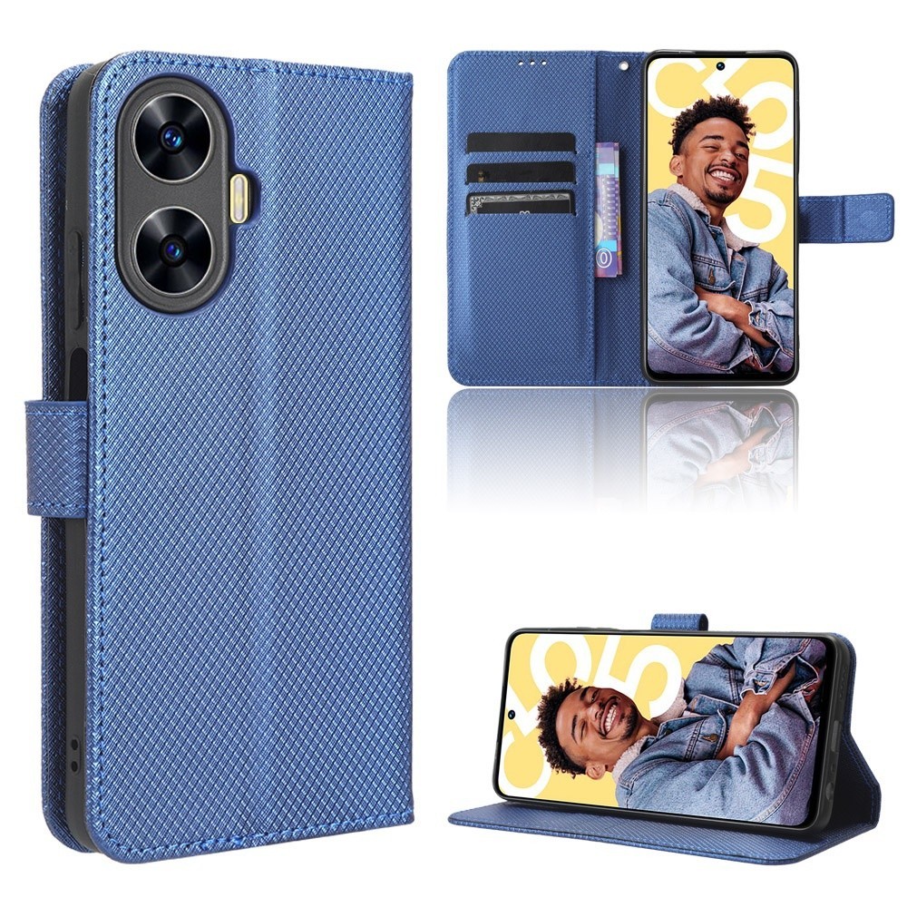 Ốp lưng Realme C55 NFC Giá đỡ điện thoại lật Realme C55 Ốp lưng bằng da PU