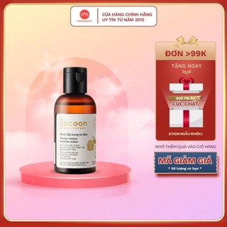Nước tẩy trang bí đao Cocoon Winter Melon Micellar Water dịu nhẹ , sạch sâu , giảm dầu hiệu quả 50ml