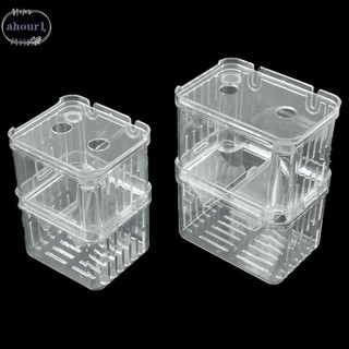 Hộp nhân giống bể cá AHOUR1, Hộp ấp trứng cá cho bé bằng Acrylic nhiều kích thước, Máy ấp trứng cá di động Hộp cách ly chăn nuôi cá an toàn bền bỉ