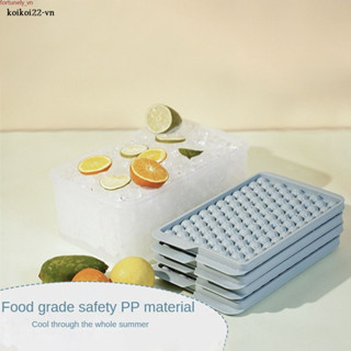 [Sẵn sàng] Khay đá viên 104 lỗ Khay làm đá Máy làm đá viên Khuôn làm đá tròn Khuôn đựng thức ăn xay nhuyễn cho trẻ em Acuan Jelly Ball Besar