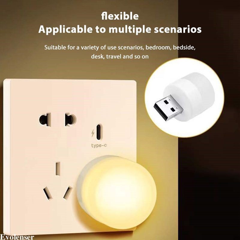✨️✨️Đèn LED Đọc Sách Mini Bảo Vệ Mắt Sạc Cổng USB Gắn Máy Tính/Laptop