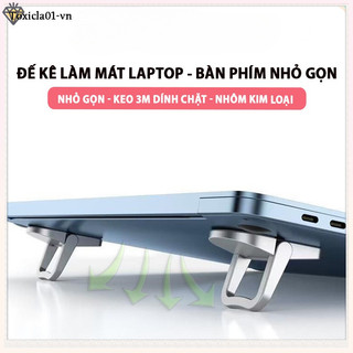 Giá đỡ laptop, đế tản nhiệt laptop, đế kê laptop mini bộ 1 cặp cho các dòng laptop,đế kê bàn phím - ykd