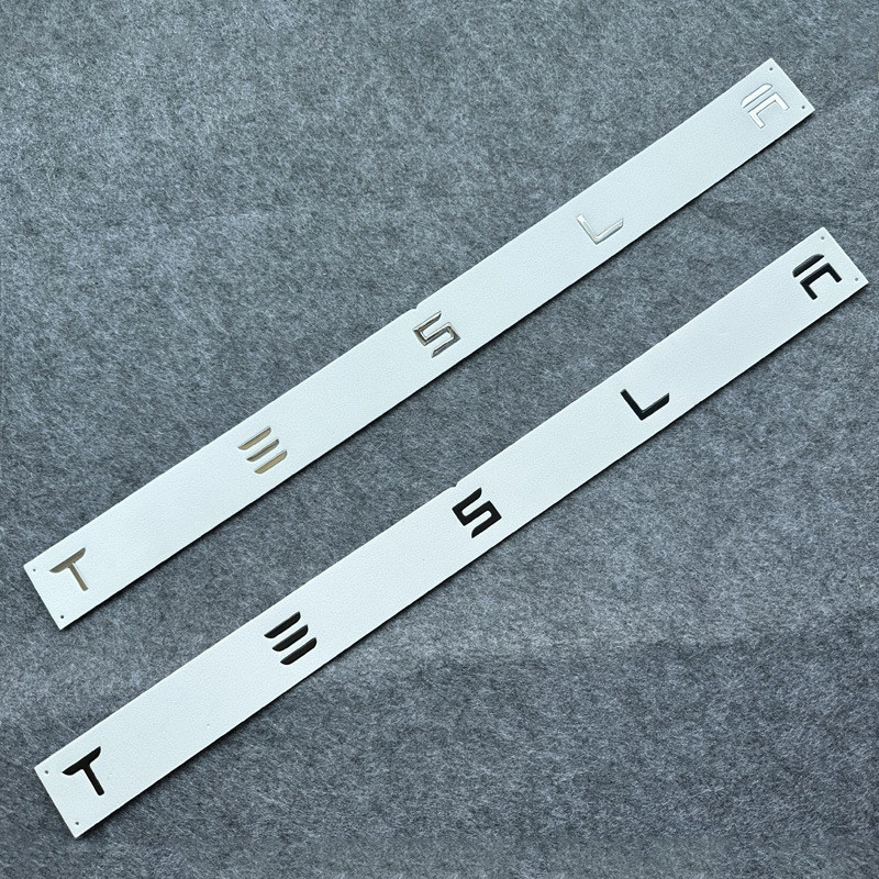 Thích Hợp Cho Tesla Tesla Tesla Wordmark Logo Xe Hơi Sửa Đổi Hiệu Suất Cao Hood Đuôi Xe Logo Hood Đu