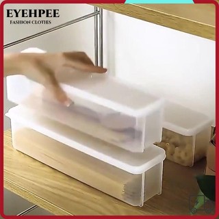 Hộp bảo quản ngũ cốc EYEHPEE, Hộp đựng mì Spaghetti 4 màu trong suốt, Hộ gia đình di động có nắp đậy Hộp đựng thực phẩm Phụ kiện nhà bếp