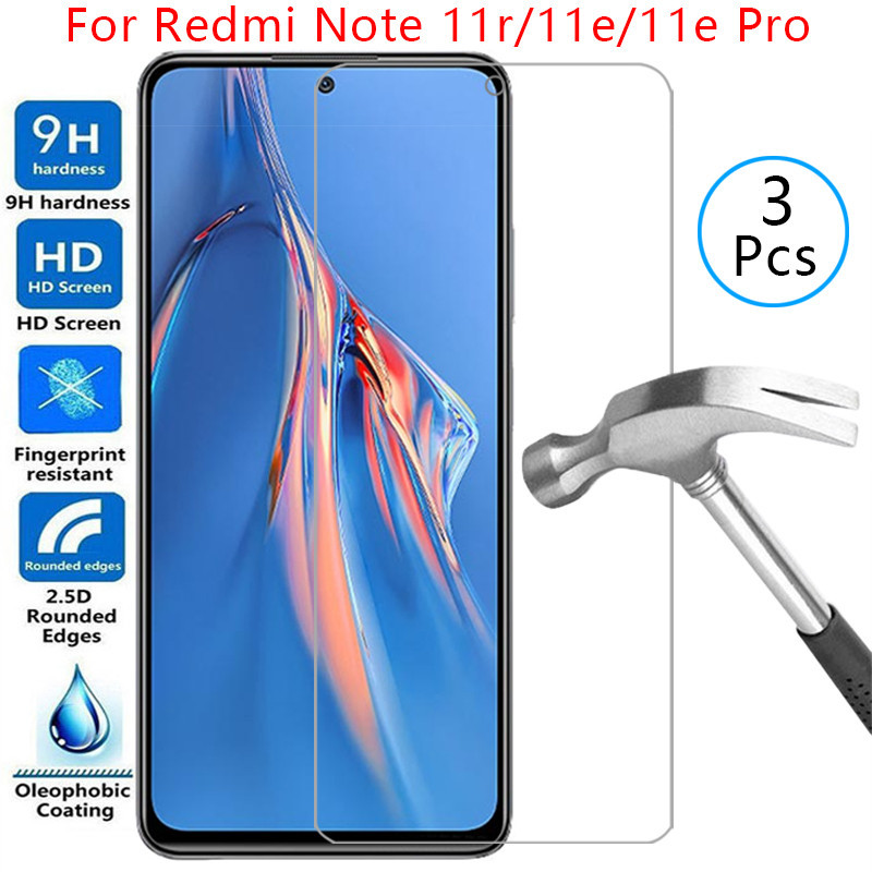 Ốp lưng cho xiaomi redmi note 11e pro 11r nắp kính cường lực trên note11e điện thoại coque xiomi red