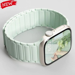  Dây đeo silicon từ tính cho Apple Watch 46mm 42mm 49mm 45mm 41mm 44mm 38 40mm cho IWatch Ultra 2 Series 10 9 8 7 6 SE 5 4 3 