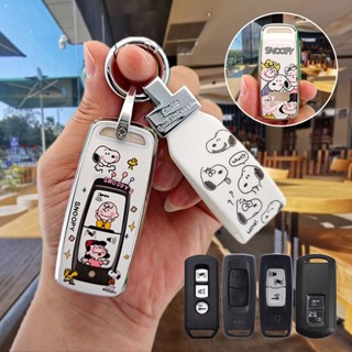 móc khoá xe máy Honda PCX160 2021-2024 giorno + Airblade Scoopy 2025 sh mode Forza350 vario125 Vision Sh150 ADV160 lead Ab 2019 vỏ chìa khoá ô tô bọc chìa khoá smartkey