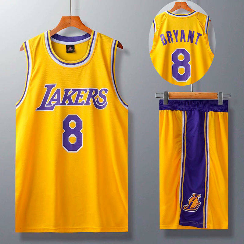 Lakers No. 8 Kobe Jersey Vest Summer Children's Boys and Girls Junior High School and Elementary Sch