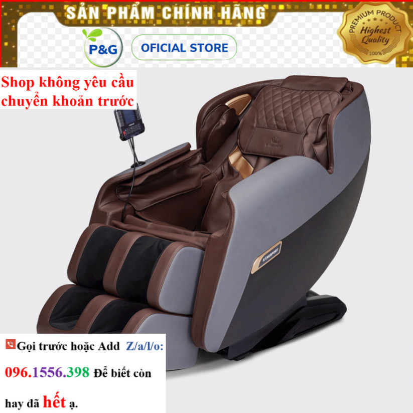 Hãng Ghế massage toàn thân cao cấp KINGSPORT G82 hệ thống nhiệt hồng ngoại, chế độ massage không trọ