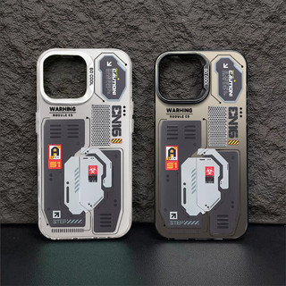 Tag Mecha Tương thích cho Iphone XSMAX 7 / 8 / SE (2020) 15 12 11 13 14 Plus Pro Max X XS XR Vỏ cứng silicon chống sốc