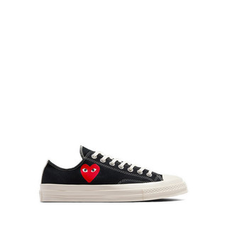 Giày Thể Thao Converse x Cdg Chuck 70 Unisex - Black/Egret/Red