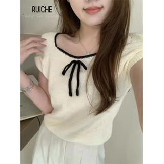 RUICHE áo phông áo thun nữ croptop baby tee hàn quốc Fashion Casual INS WMY2440ZP4 17Z240425