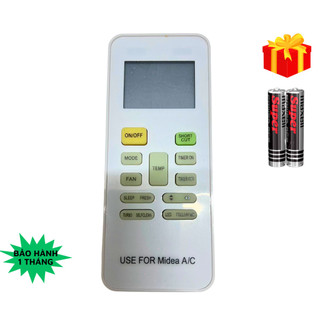 Điều khiển điều hoà Midea Mã 01, remote máy lạnh Midea - tặng kèm pin - GDCT