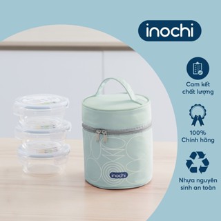  Bộ hộp thuỷ tinh Nikko kèm túi giữ nhiệt Yoshino - Inochi Có nhiều màu sắc đẹp mắt 