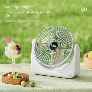 Sạc Đa Năng Để Bàn Quạt Nhỏ Hộ Gia Đình Ký Túc Xá usb Treo Cổ Quạt Điện Mini Ngoài Trời Lưu Thông Không Khí Quạt