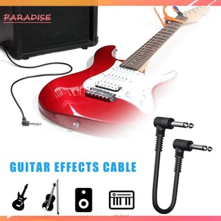 [Paradise1.vn] Cáp bàn đạp hiệu ứng đàn Guitar điện 6,35 Dây nối khuếch đại đàn Guitar 15cm