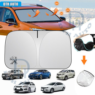 Cod DTH Kính chắn gió che nắng ô tô cho Peugeot Tấm che nắng cửa sổ phía trước có thể gập lại Vỏ chống tia cực tím