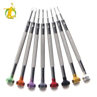 8 chiếc đồng hồ tua vít nhỏ bộ tua vít 0.6-2.0 flat