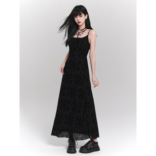 Tối màu Đầm dây cổ điển GOTHIC cho Nữ ĐầM dây buộc vải cho Halloween