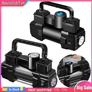 Máy bơm lốp ô tô 12v 150psi xi lanh kép máy bơm không khí điện ô tô máy nén khí mini