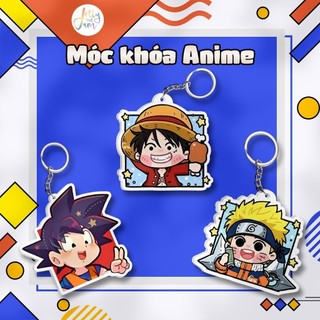 Móc khóa Anime chibi cute - Dragonball - Onepiece - Naruto AC GIFT
