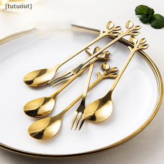 1 cái nĩa trái cây bằng thép không gỉ vàng bạc bánh nĩa ăn nhẹ salad gương cà phê dao kéo bộ đồ ăn bộ đồ dùng nhà bếp vn