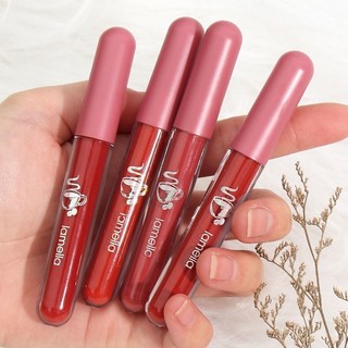 Same Style as Tiktok#Lip Lacquer Matte Velvet Student Popular Matte Moisturizing Lip Stain Body Lipstick Water Lip Gloss Female Lip Gloss Lip Mud6.12