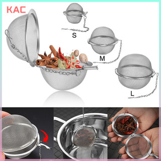 Kameisvn Máy pha trà không gỉ Khóa quả cầu Gia vị Trà bóng lọc MeshTea Dụng cụ lọc VN