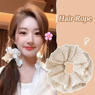 Aijolen Ren Rỗng Ruột Lớn Dây Buộc Tóc Thanh Lịch Nữ Dây Buộc Tóc Thời Trang Phụ Kiện Tóc
