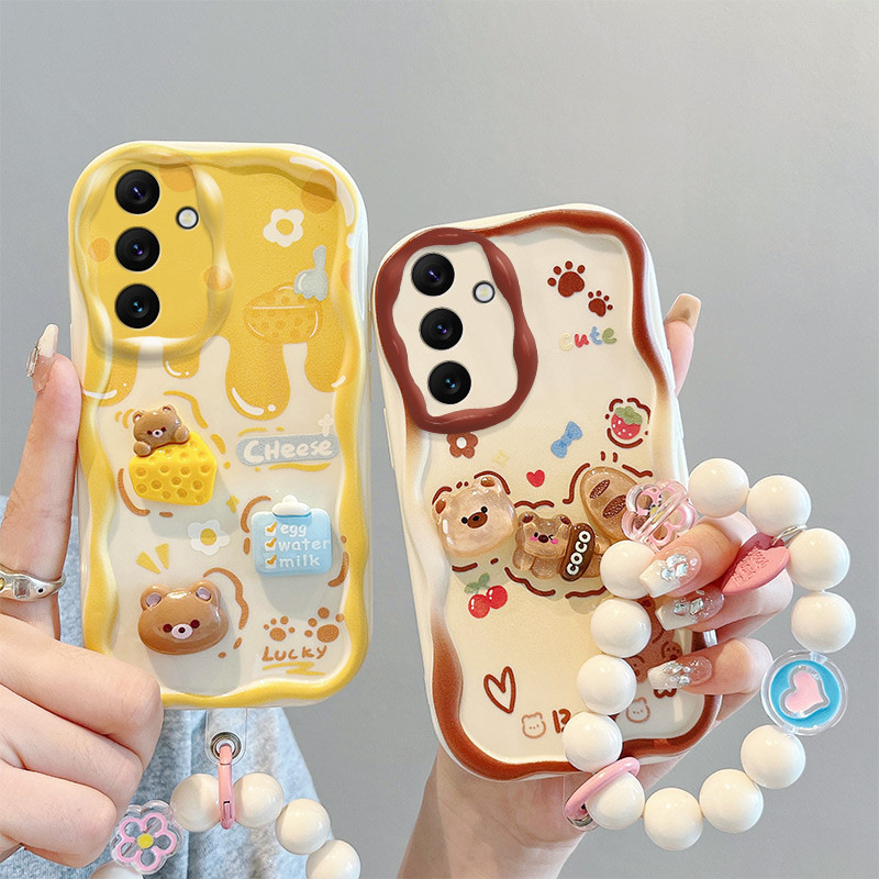 Ốp lưng Galaxy S24 Plus Thời Trang Sang Trọng Hoạt Hình Dễ Thương Chó Con Chó Con Silicon Mềm Ốp lưn