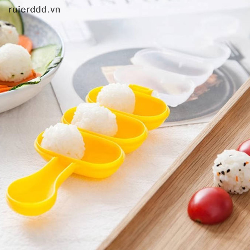 # New # Rice Ball Shaker DIY Rice Baller Shakers Mold Onigiri Mold DIY Rice Baller Shakers Kitchen S