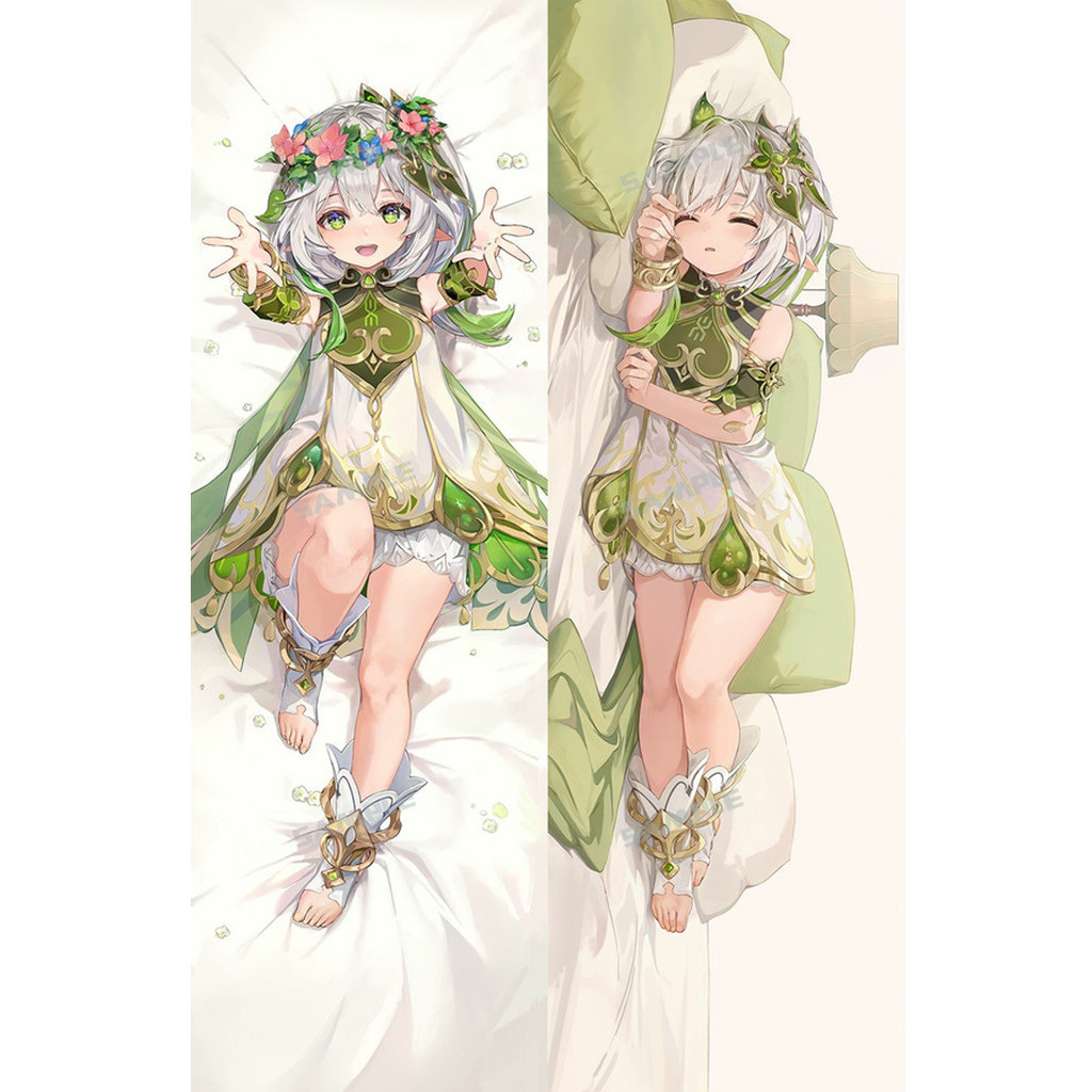 Nguyên Bản Genshin Tác Động Nahida Dakimakura Waifu Ôm Body Anime Cosplay Gối 2 Mặt In Ném Gối Otaku