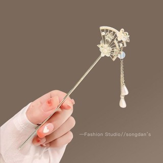 Trâm cài tóc ngọc trai cao cấp, trâm cài lơ lửng cho áo dài, phụ kiện cài tóc hoa.