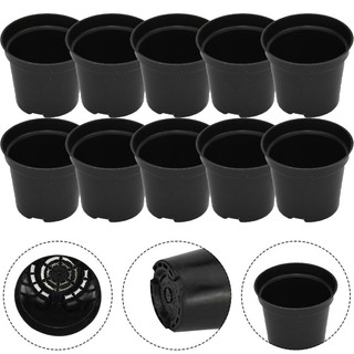 Plastic Plant Pots Seedling Nutrition Cup 10PCS Durable Garden Supplies