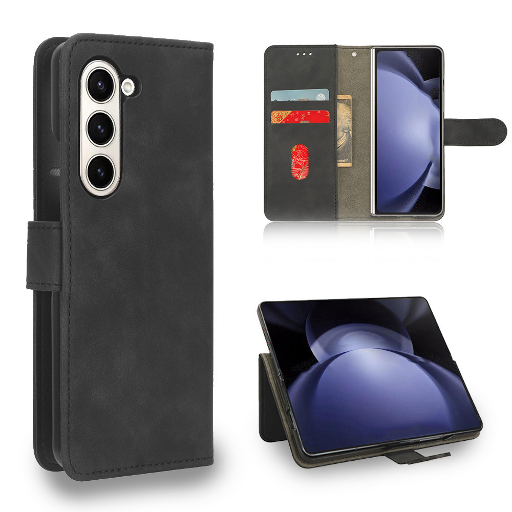 Khe Cắm Thẻ Ốp Lưng Điện Thoại Samsung Galaxy Z Fold 6 Gấp Da Chống Sốc Bao Da Samsung ZFold 7 flod7