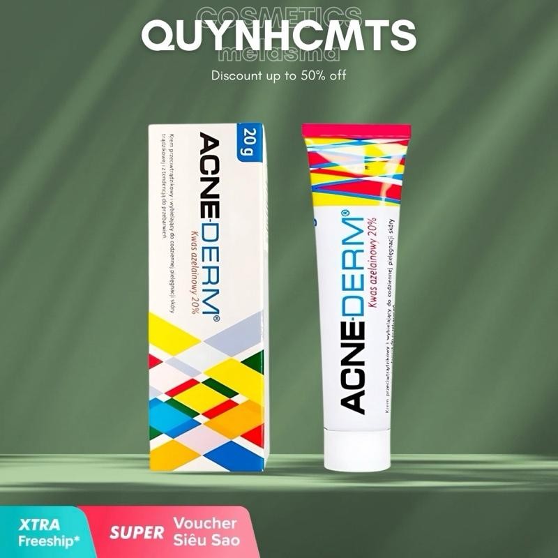 Kem Dưỡng Mụn Acnederm Azelaic Aicd 20%