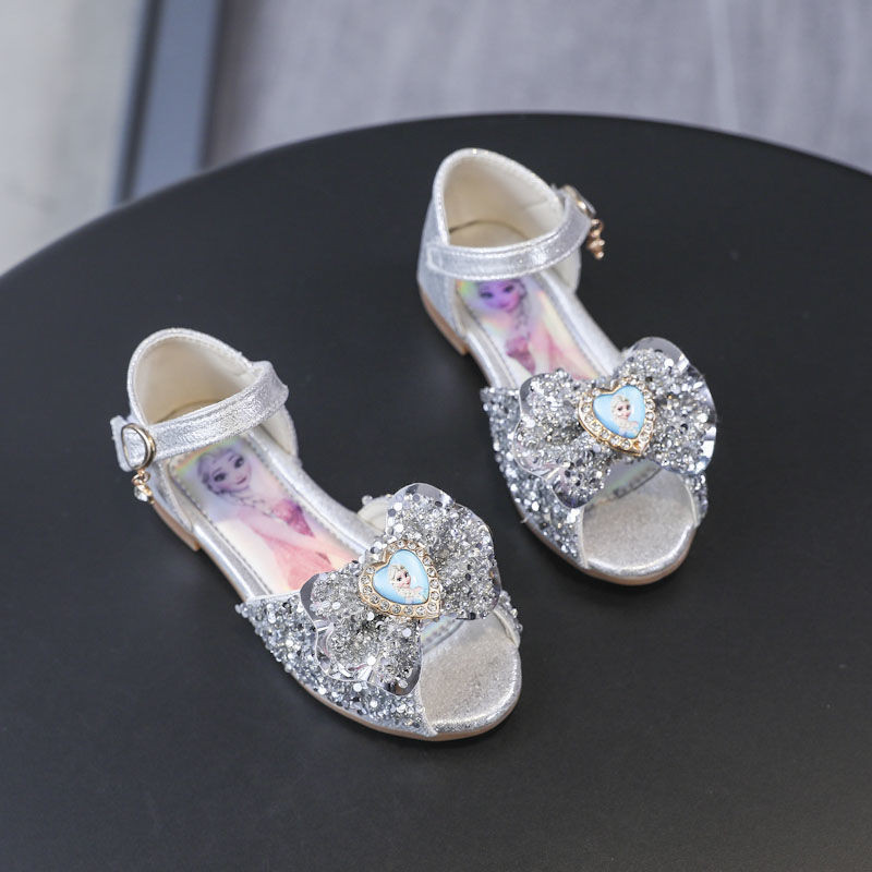 Giày biểu diễn Aisha Romance mới, Giày công chúa, giày pha lê, cô gái nhỏ, đế mềm Aisha, cô gái băng