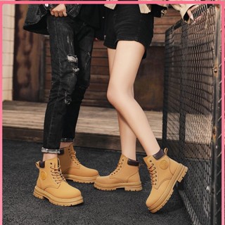 ( Hàng sẵn Size 35-44) Giày bốt nữ boost nữ thời trang martin đế cao 5cm chiều cao chất liệu da trơn da lộn cho cặp đôi